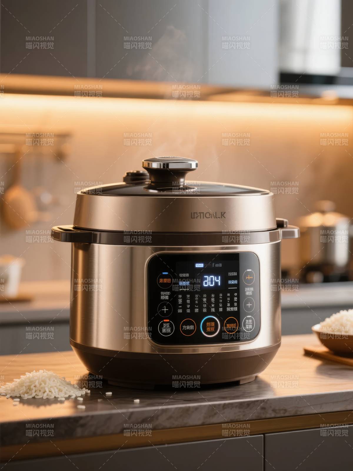智能电压力锅图片