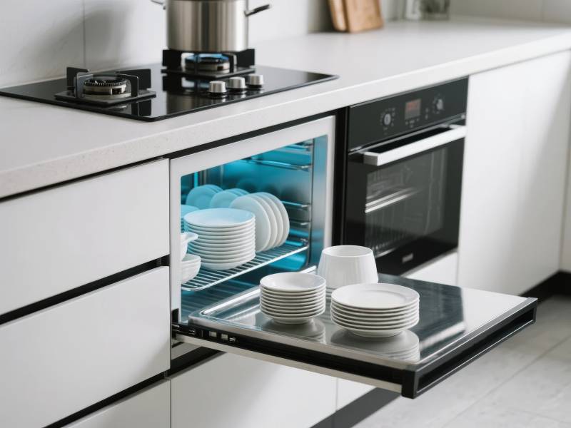 智能厨房餐具收纳图片