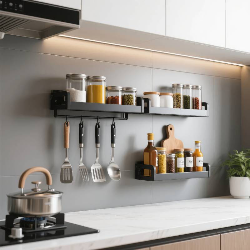 现代厨房收纳展示图片