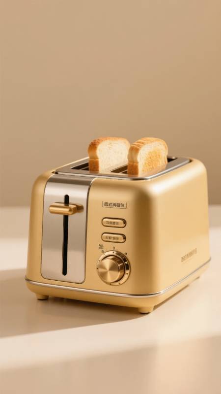 金色烤面包机图片