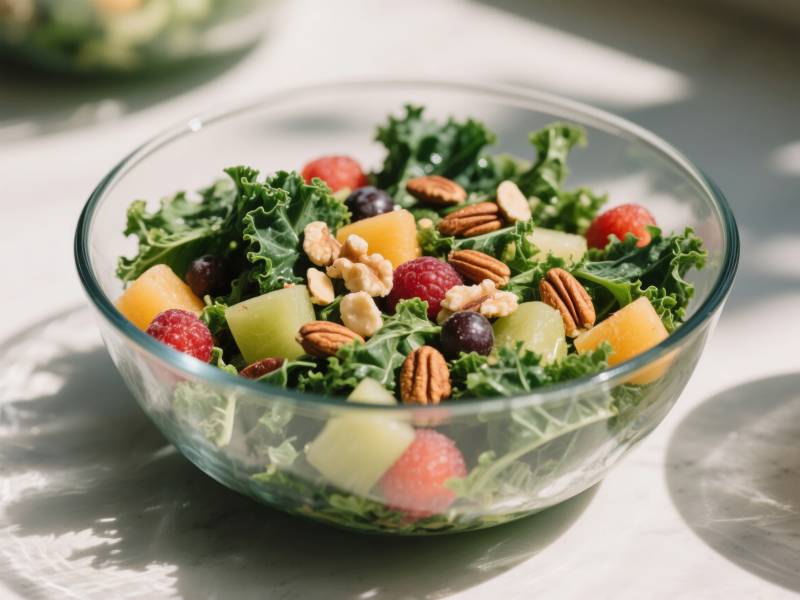 清爽蔬果沙拉图片