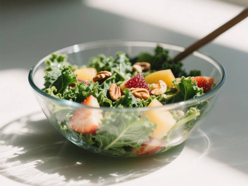 清新蔬果沙拉图片