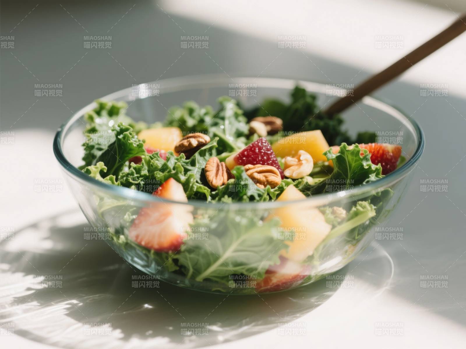清新蔬果沙拉图片