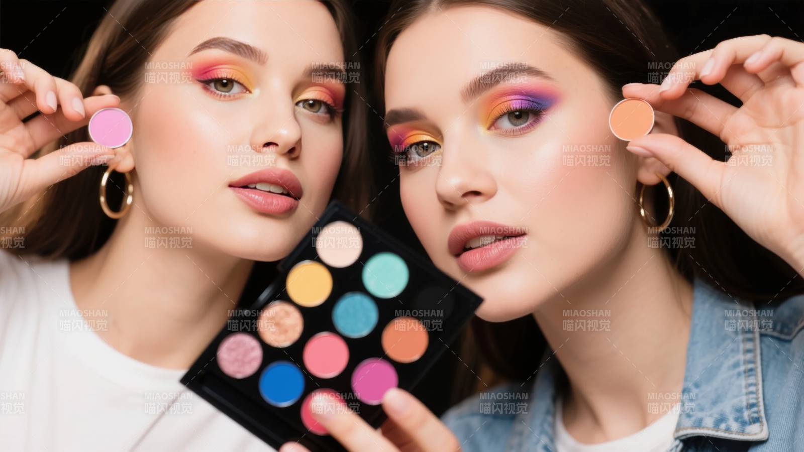 彩妆双人秀图片