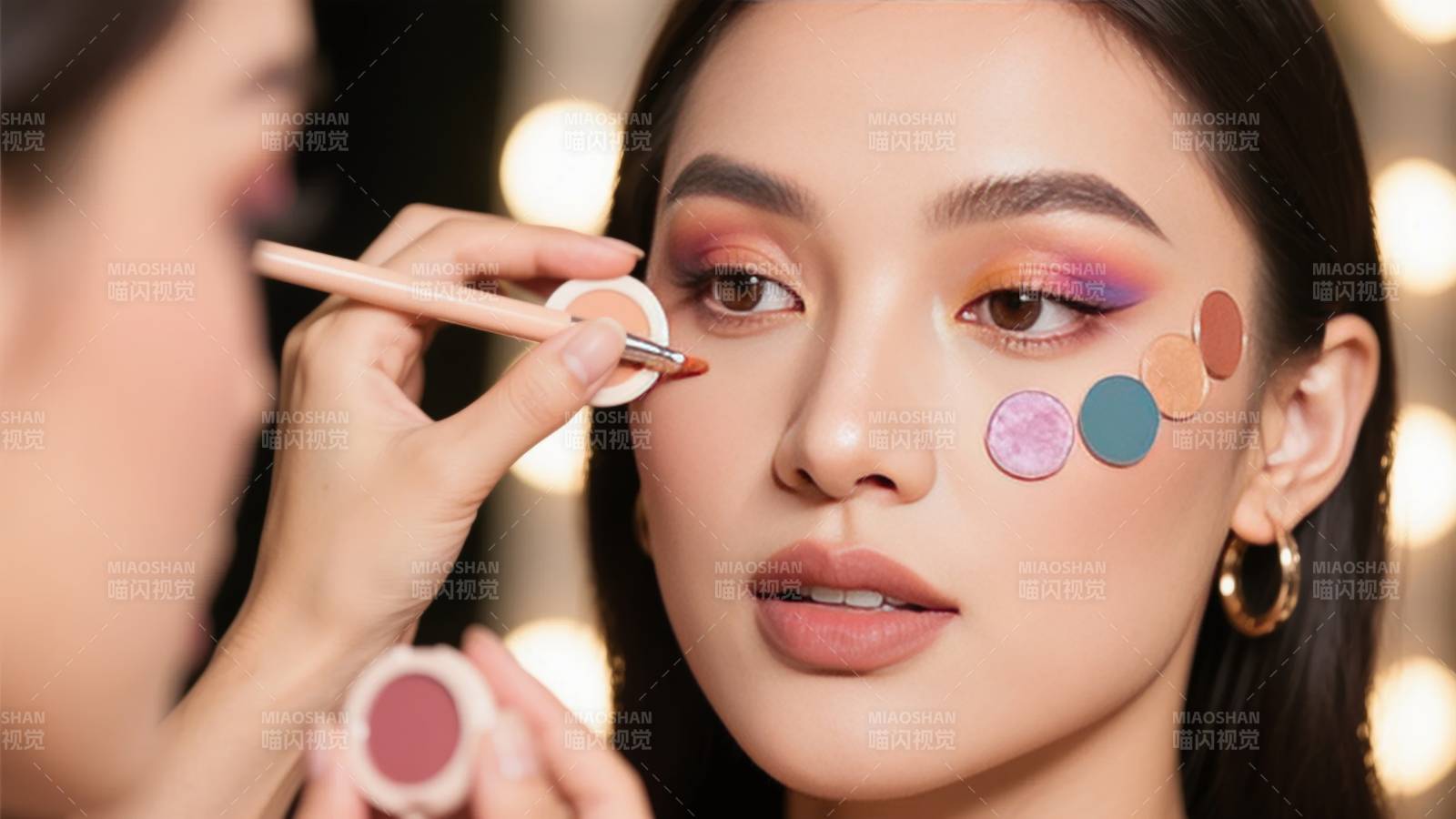 美妆教程 眼影上色图片