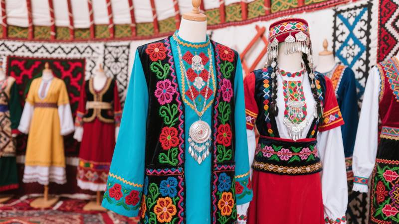 民族服饰展示图片