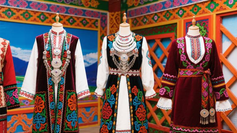 民族服饰展示图片