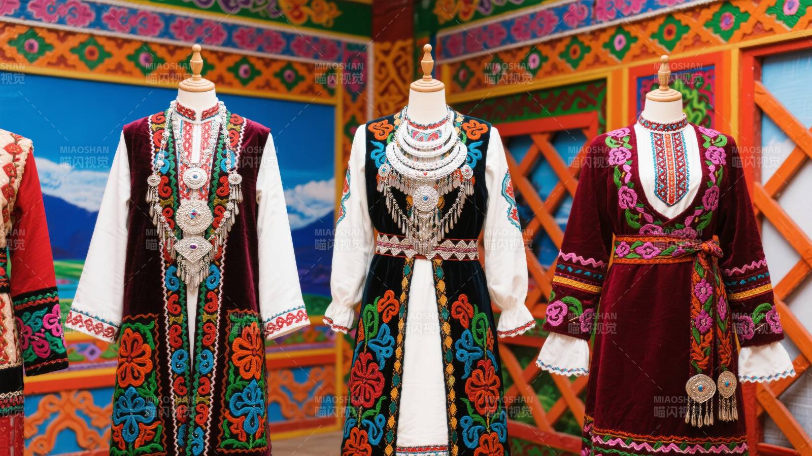 民族服饰展示图片