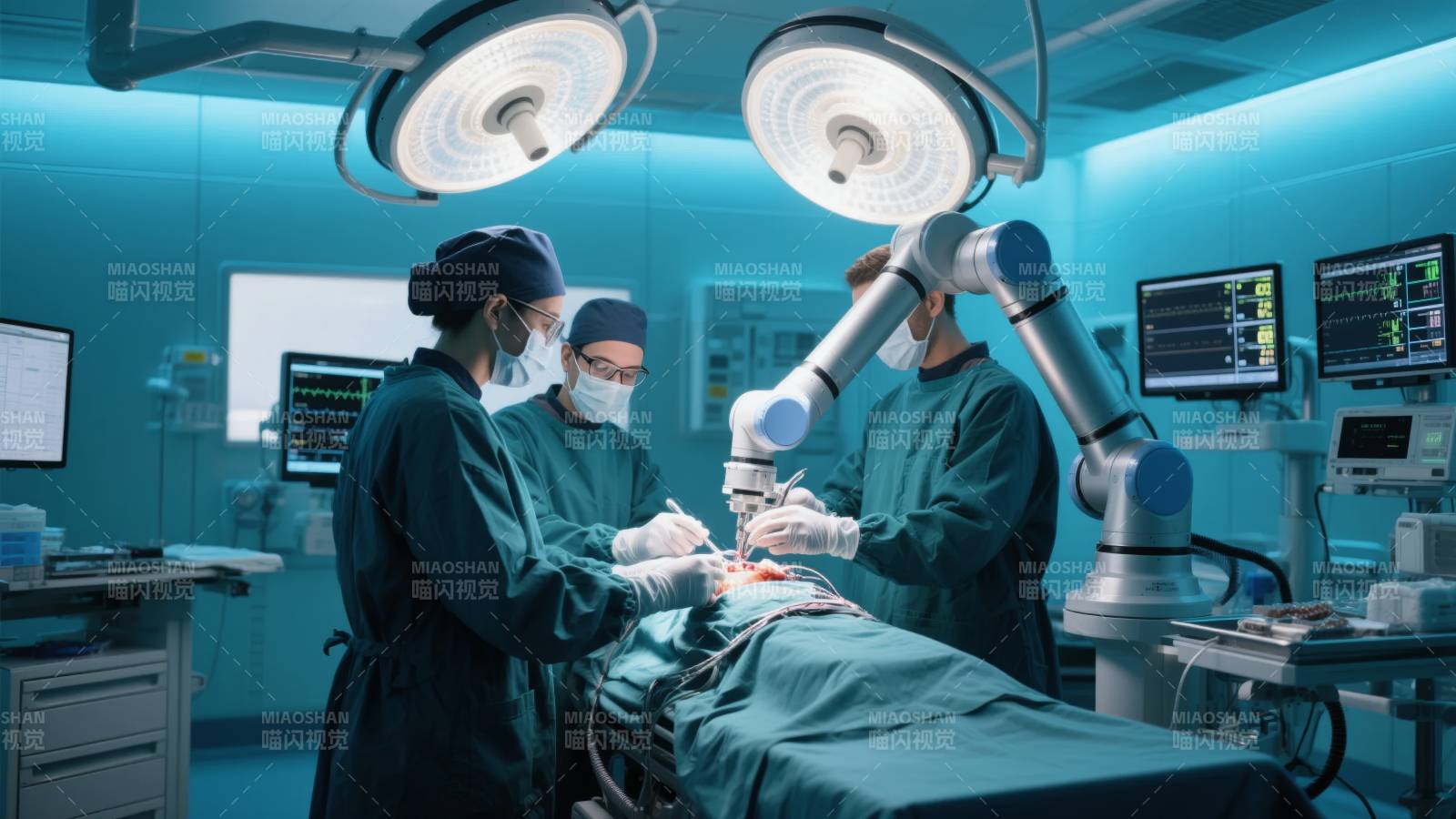 智能手术室操作图片