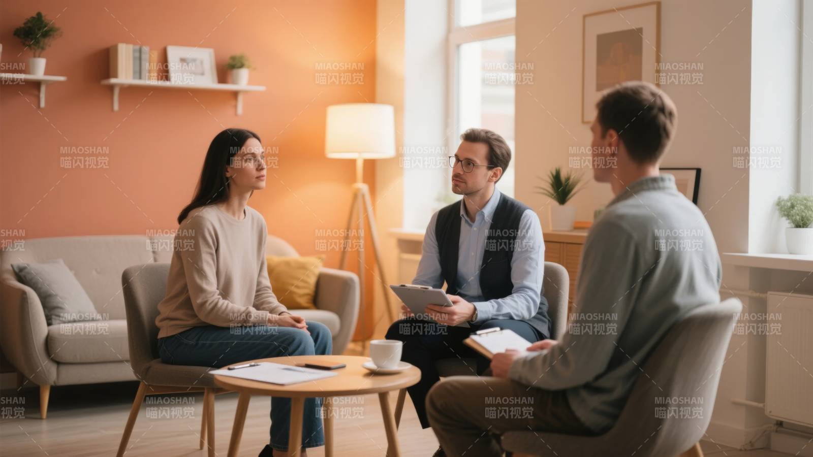 心理咨询场景图片