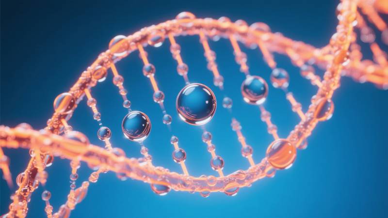 DNA双螺旋结构图片