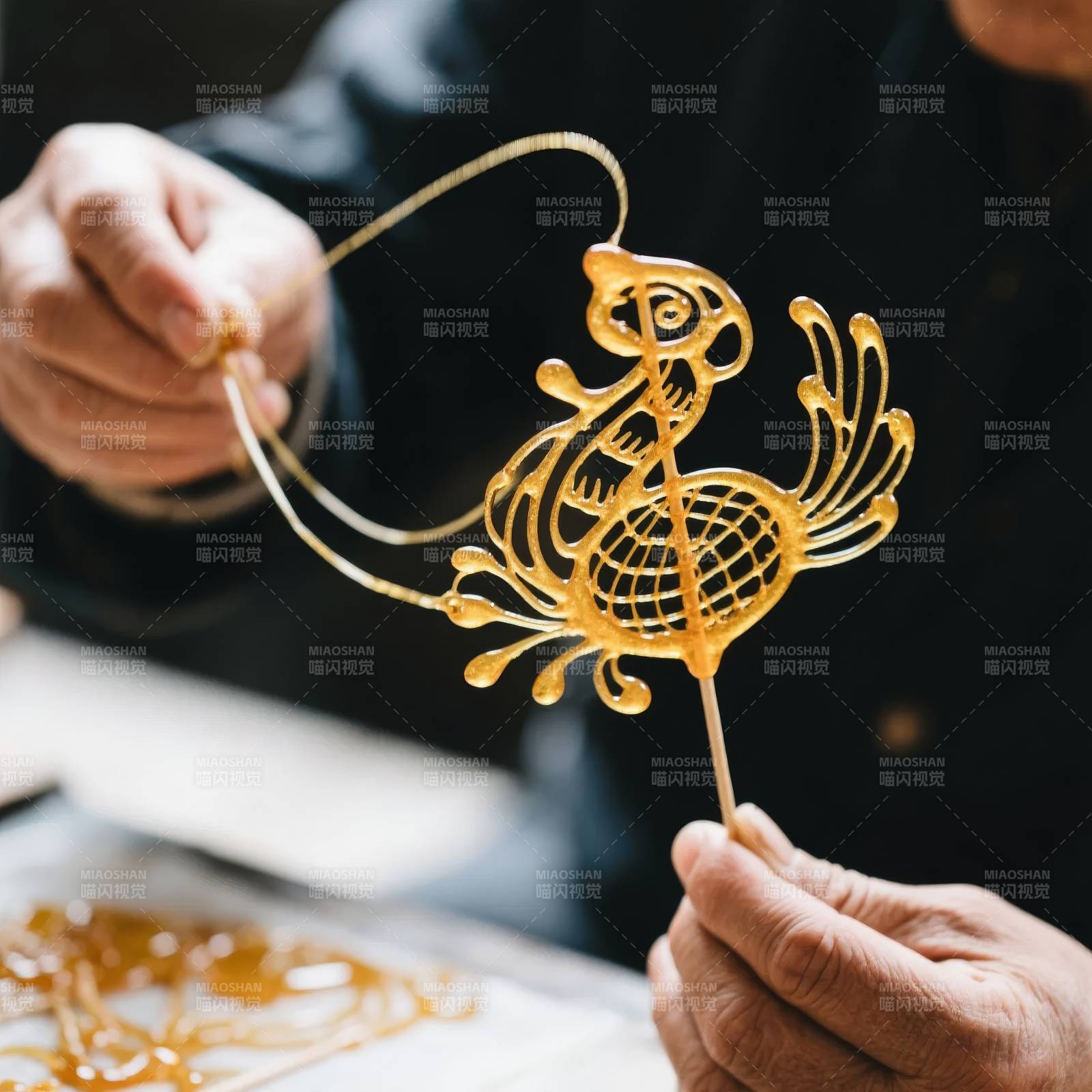 糖画艺术 栩栩如生图片