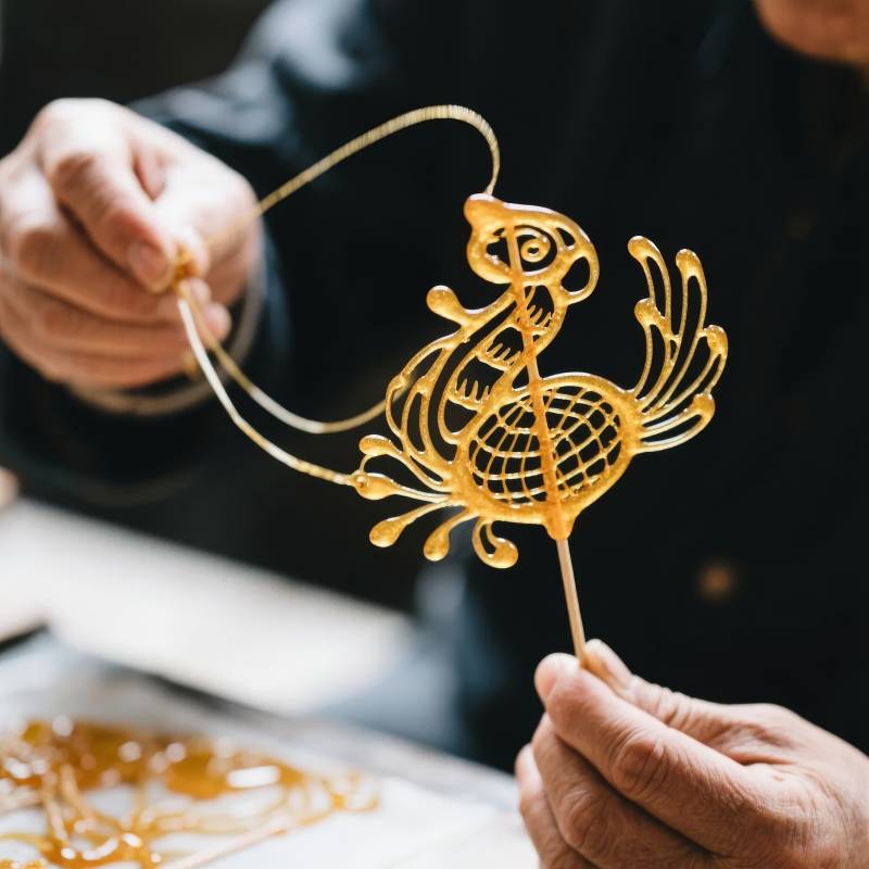 糖画艺术 栩栩如生图片