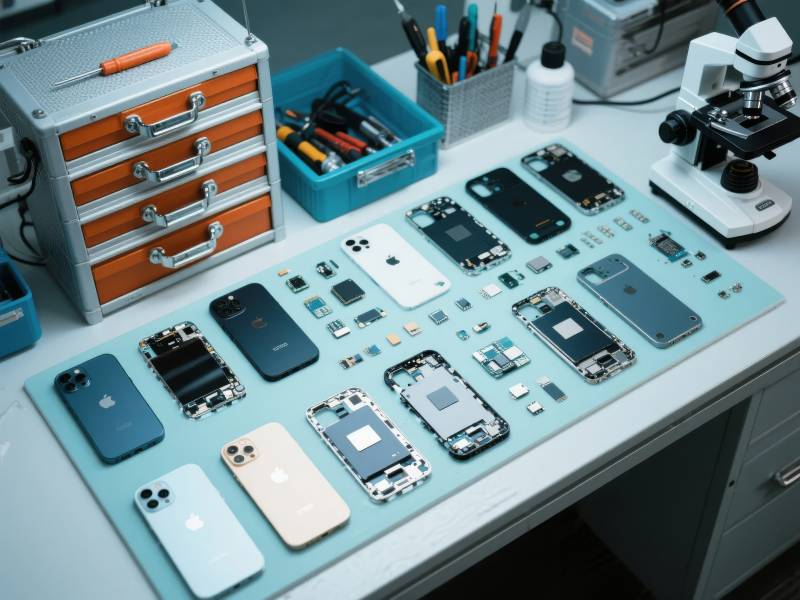 手机拆解工作台图片