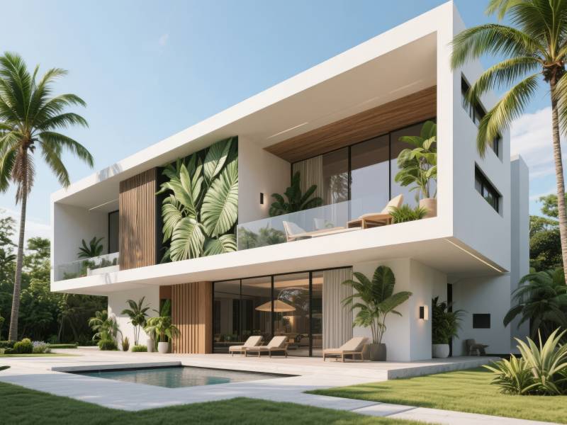 现代热带别墅图片