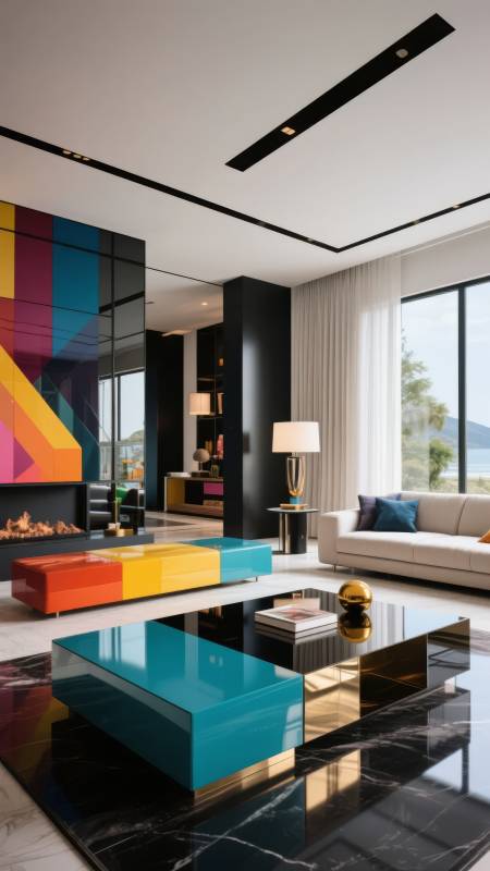 现代客厅艺术设计图片