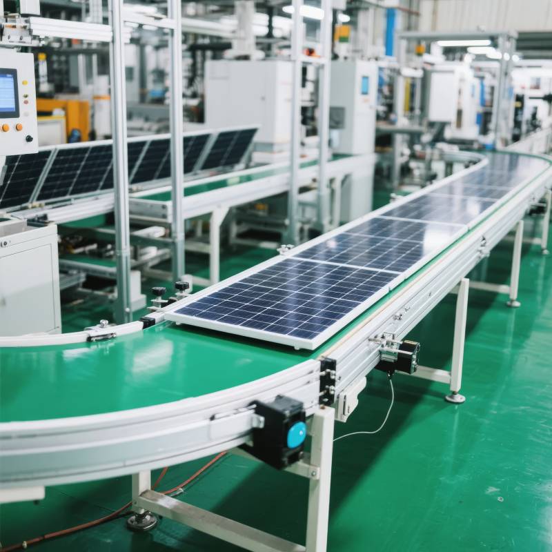 太阳能板生产线图片