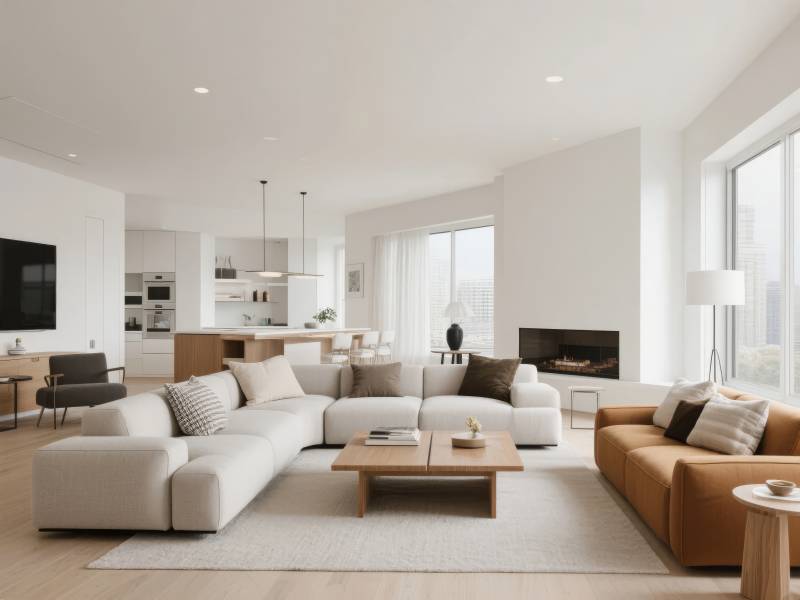 现代简约客厅设计图片