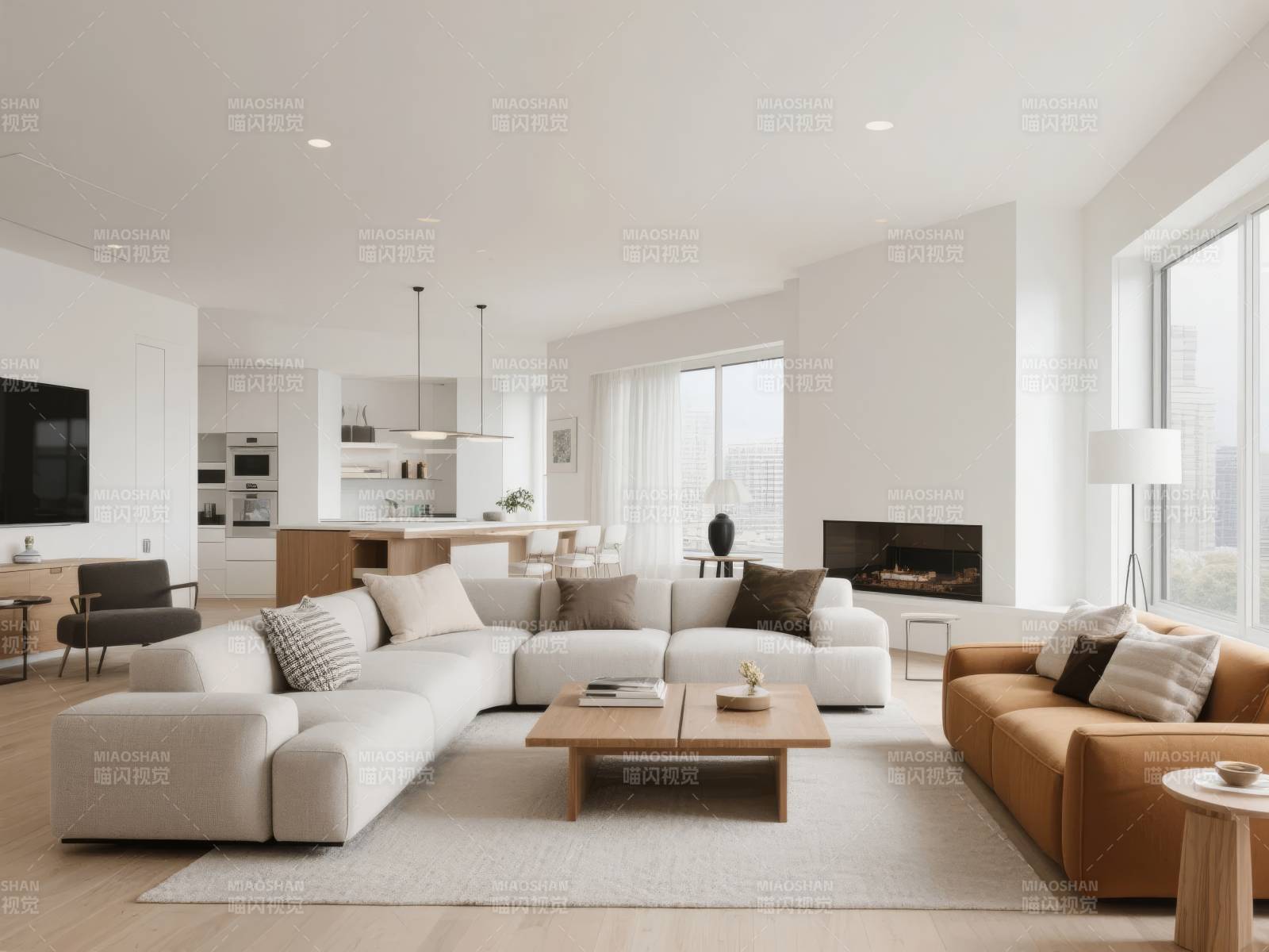 现代简约客厅设计图片