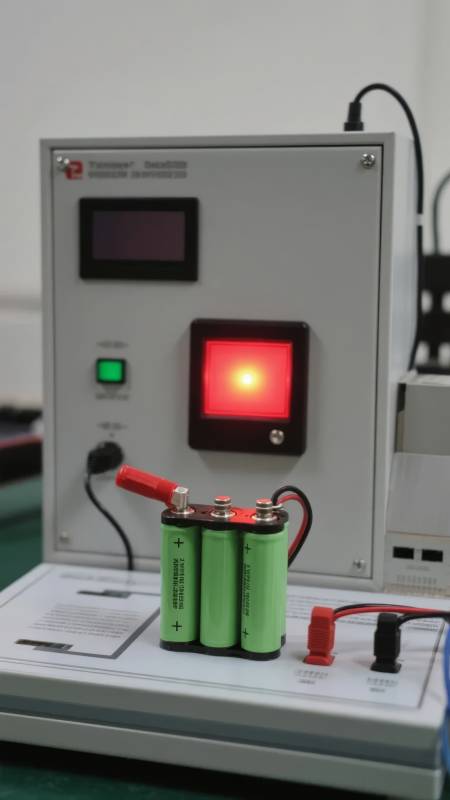 电池测试设备运行中图片