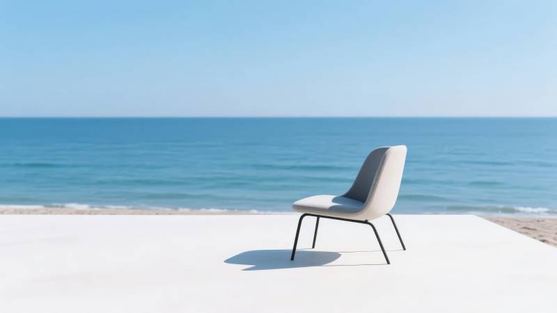 海边的静谧时光图片