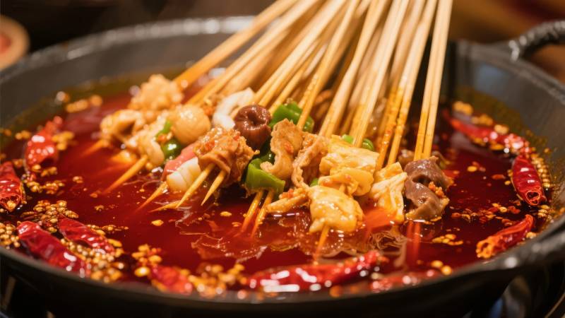 麻辣串串香图片