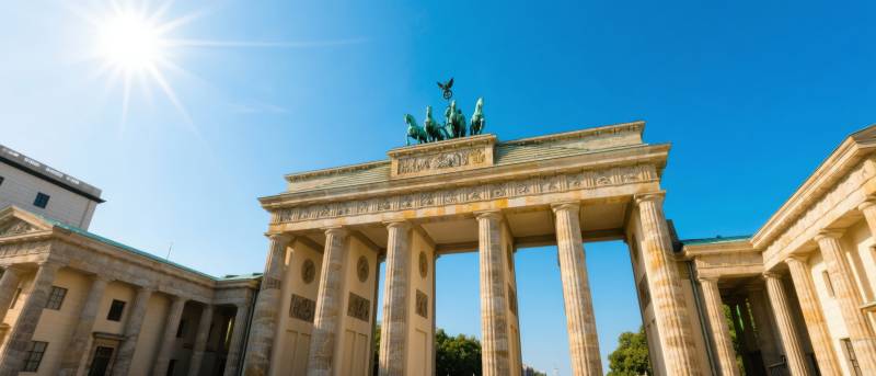 勃兰登堡门风光图片