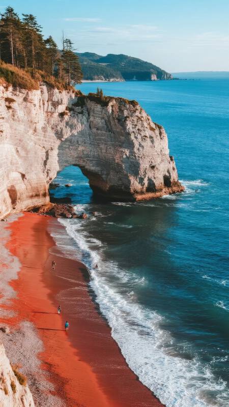 红滩拱门海景图片