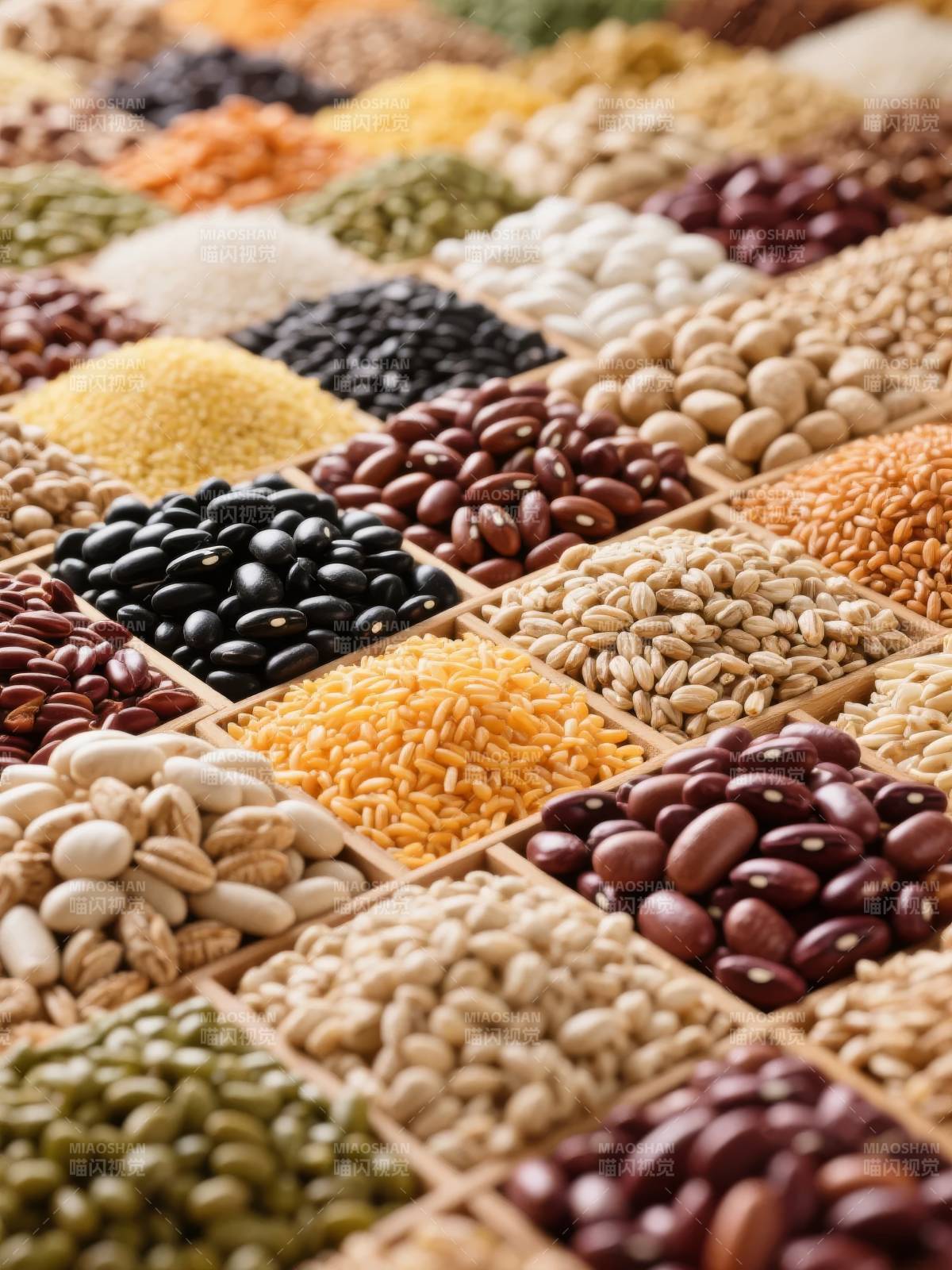 五谷杂粮拼盘图片