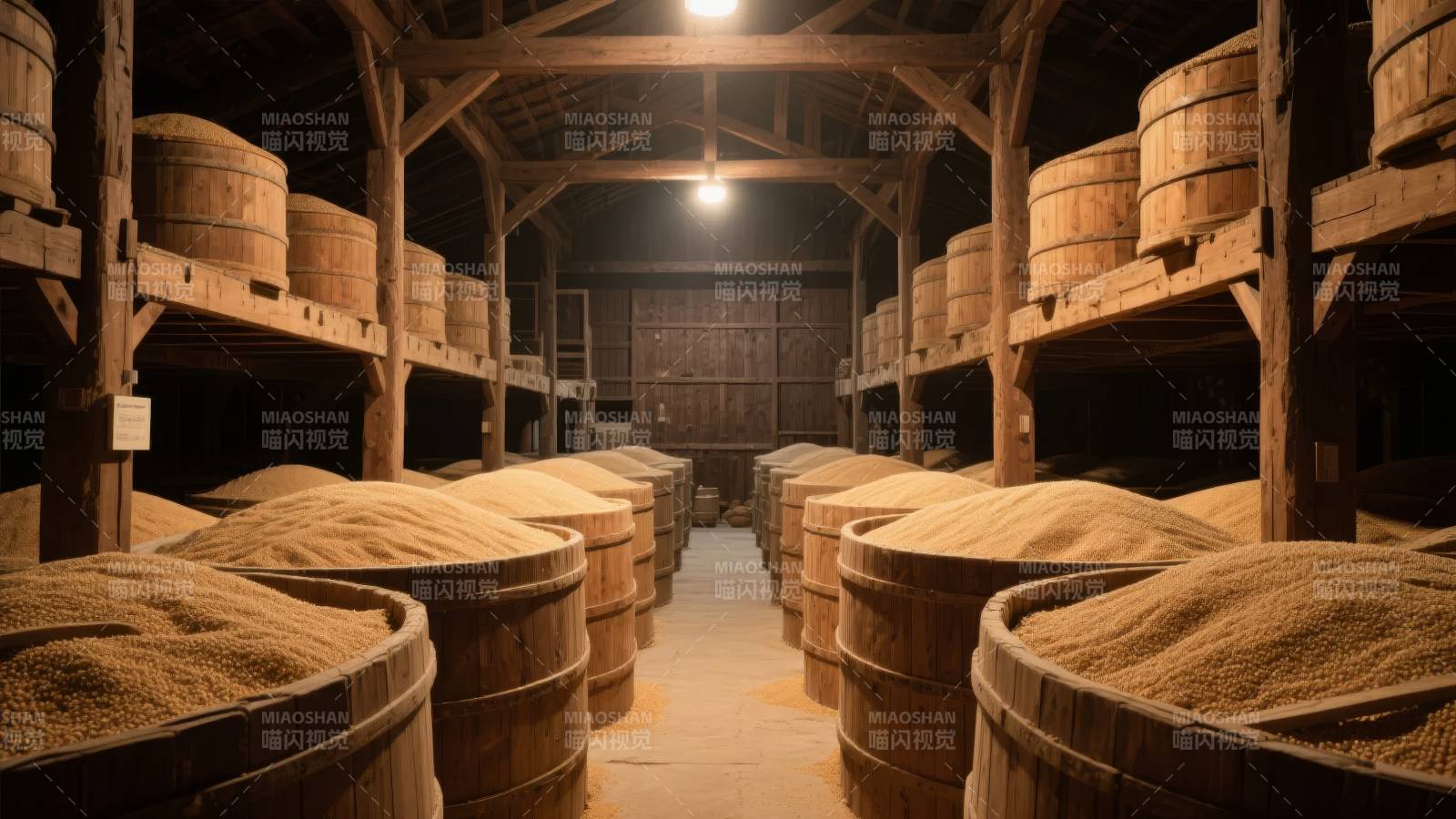 酒窖陈酿岁月图片