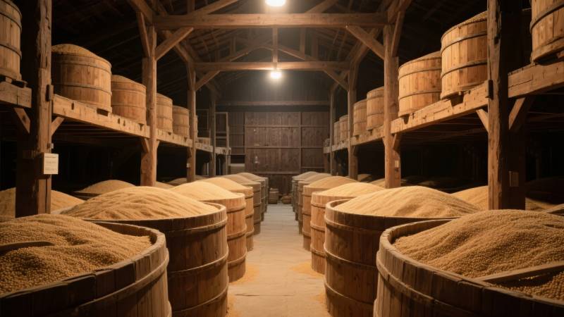 酒窖陈酿岁月图片