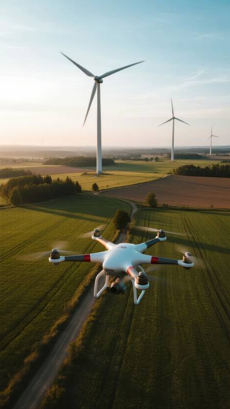 无人机巡风力场图片