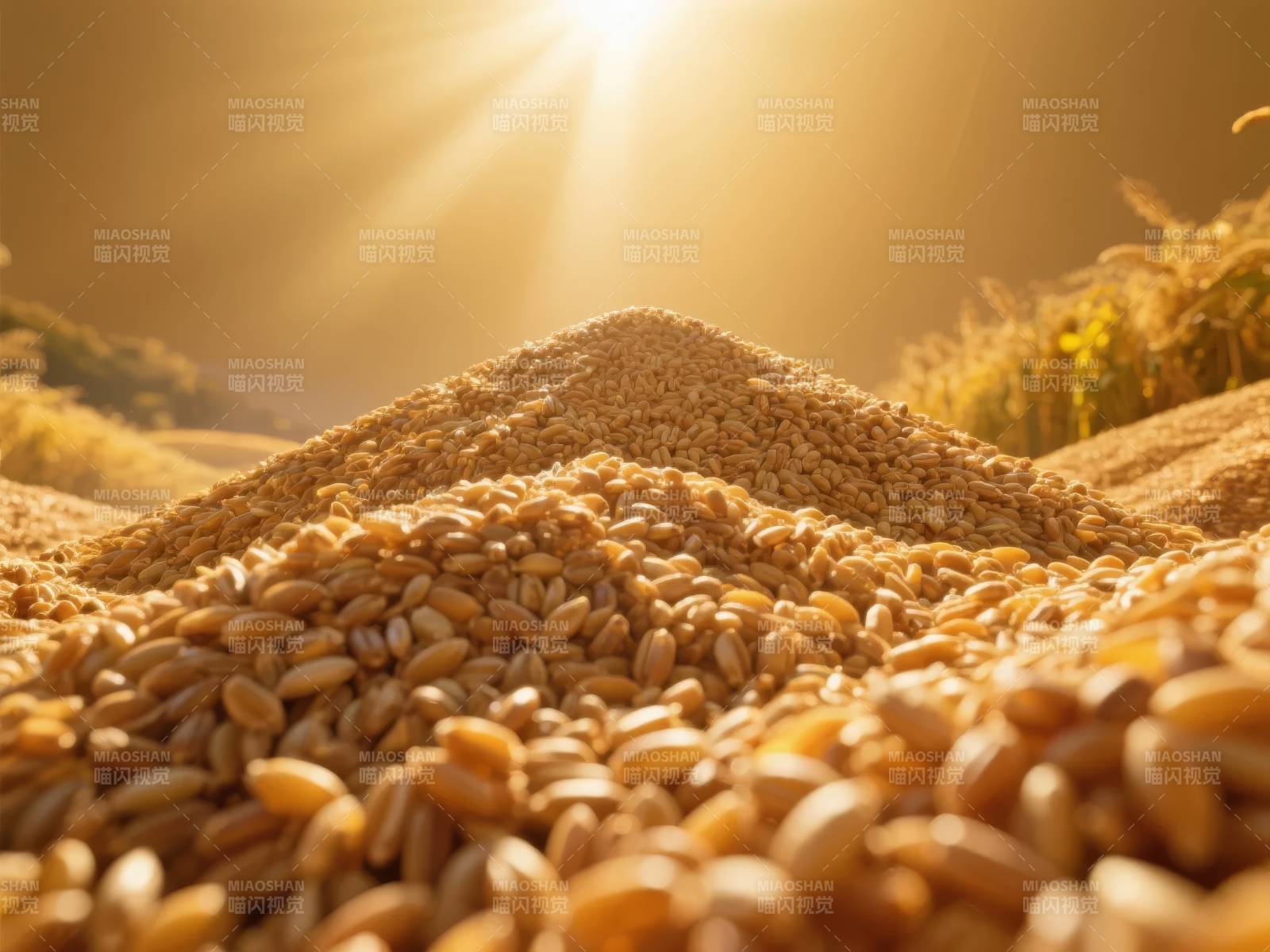 金穗迎日 丰收在望图片