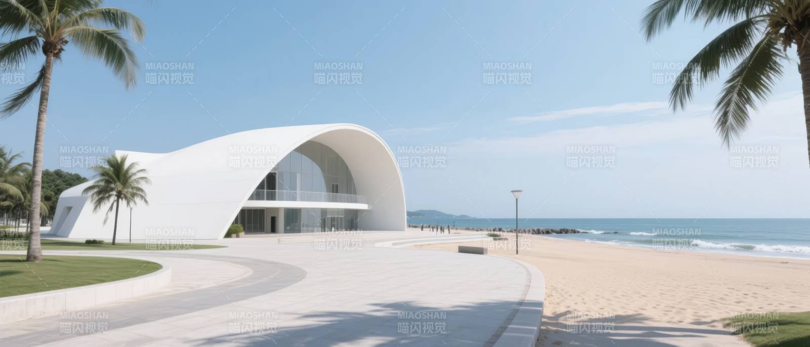 海边现代建筑图片