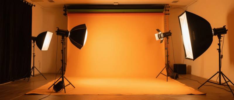 摄影棚灯光布置图片