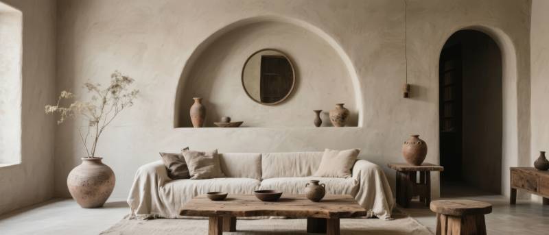 侘寂风客厅设计图片