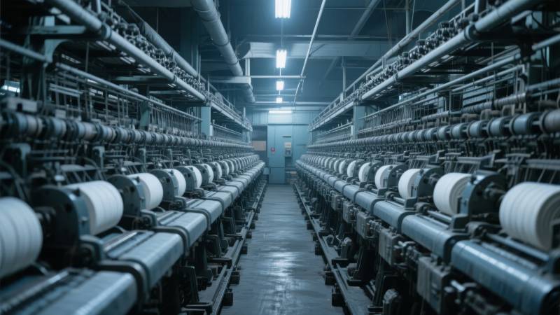 纺织车间自动化生产图片