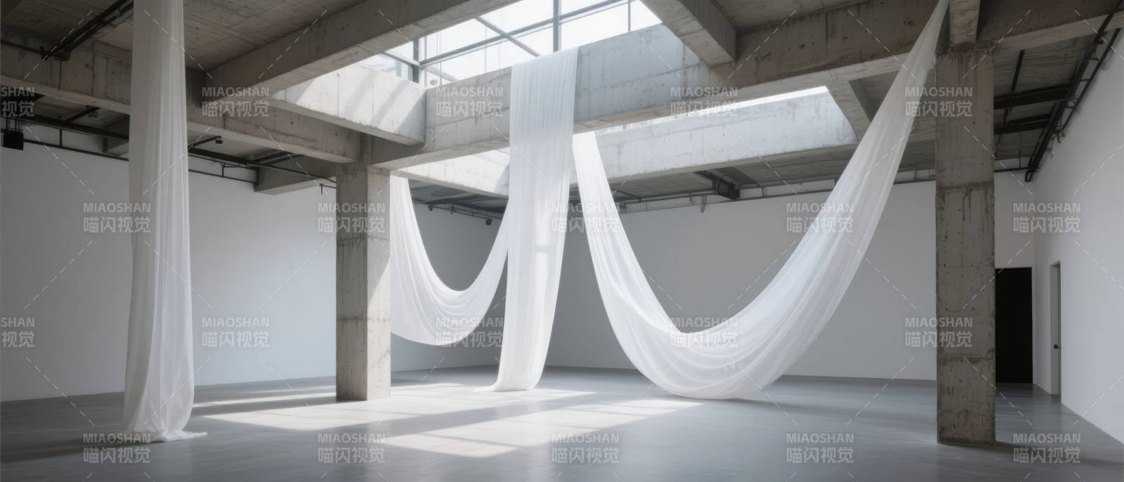 白纱舞动空间图片