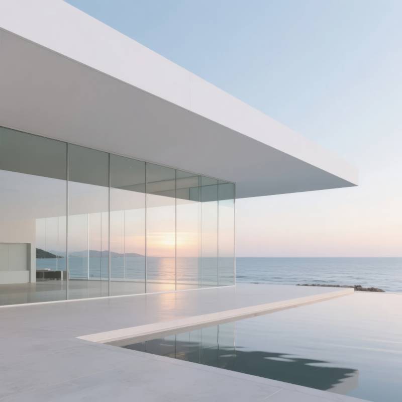 海景玻璃别墅图片