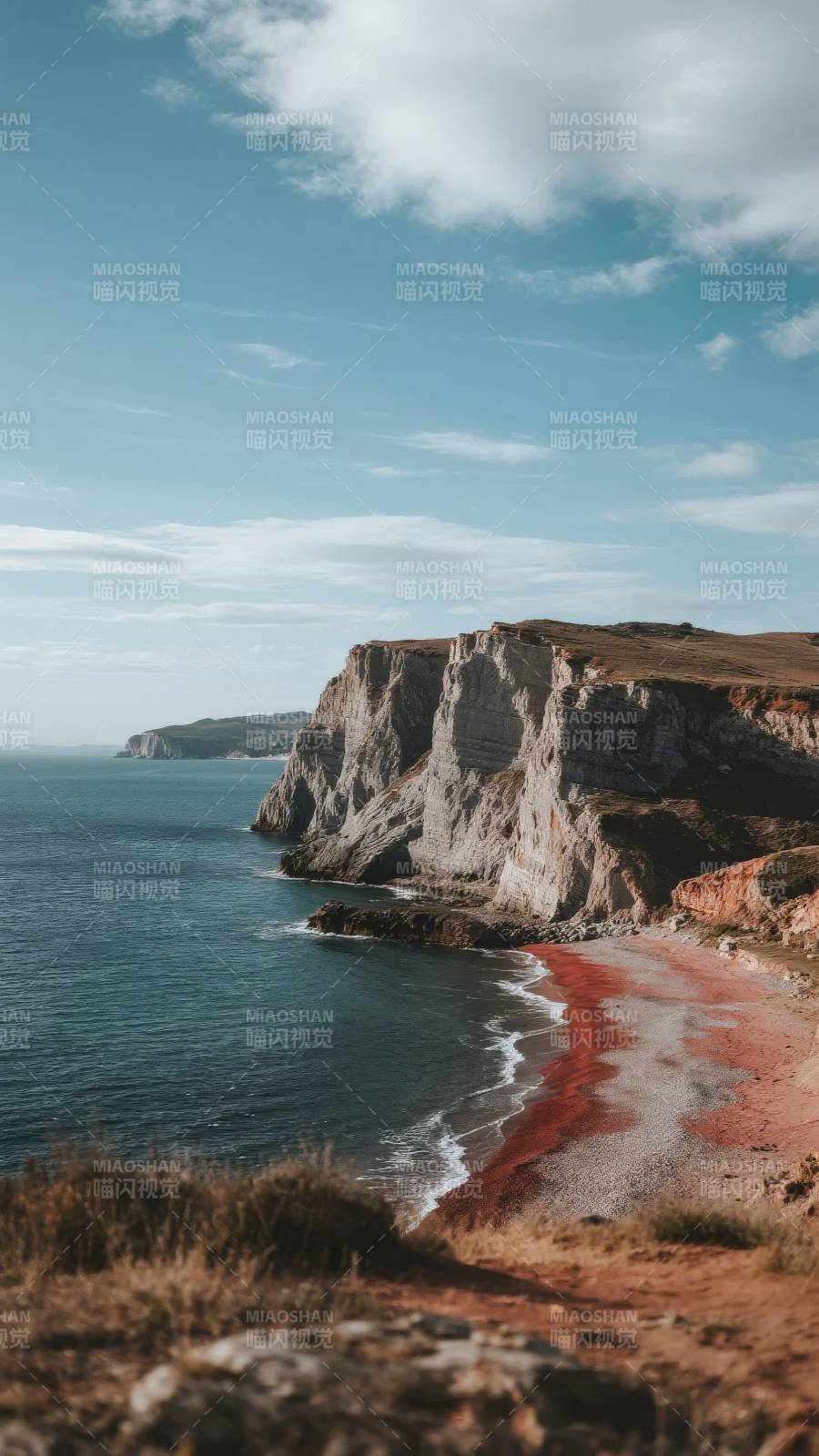 海岸悬崖风光图片