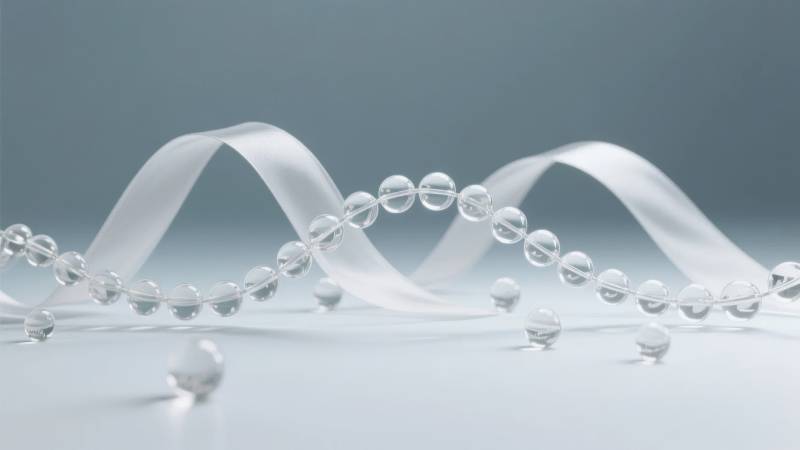 珠链与丝带的优雅图片