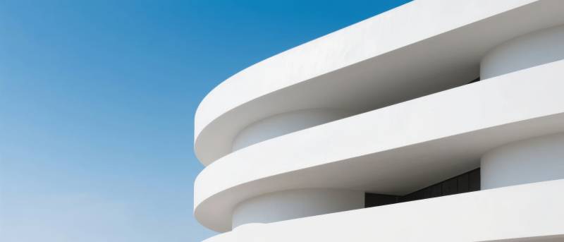 现代建筑曲线之美图片