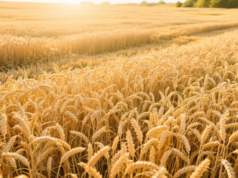 金麦随风舞图片