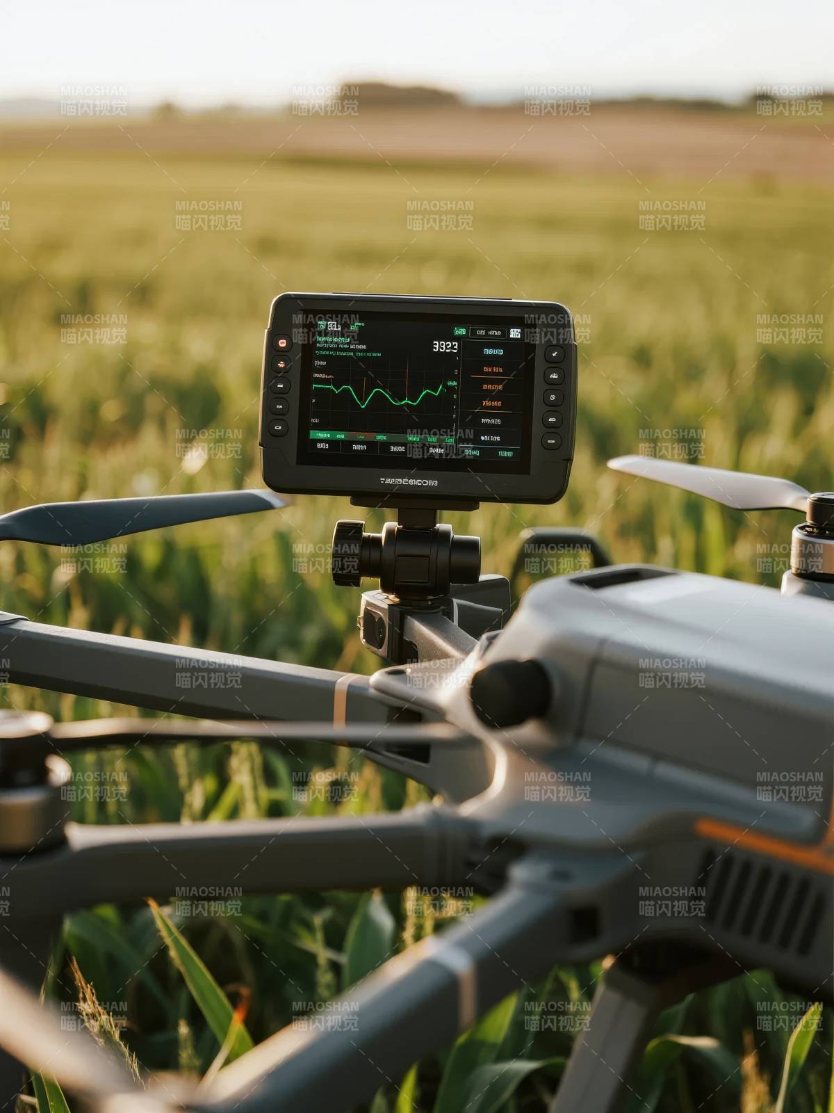 无人机农田监测图片