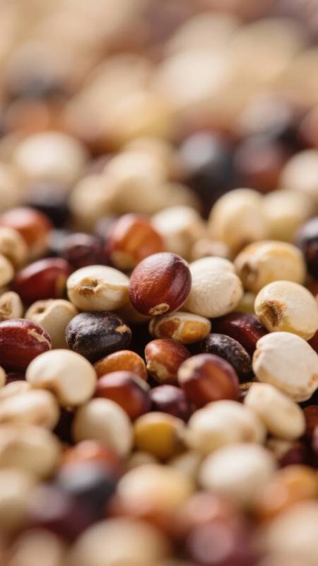 多彩藜麦粒图片