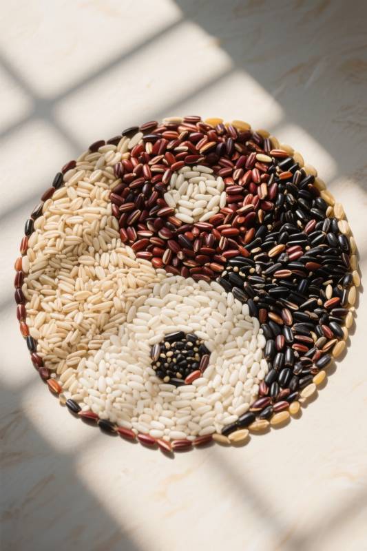 五谷太极图图片