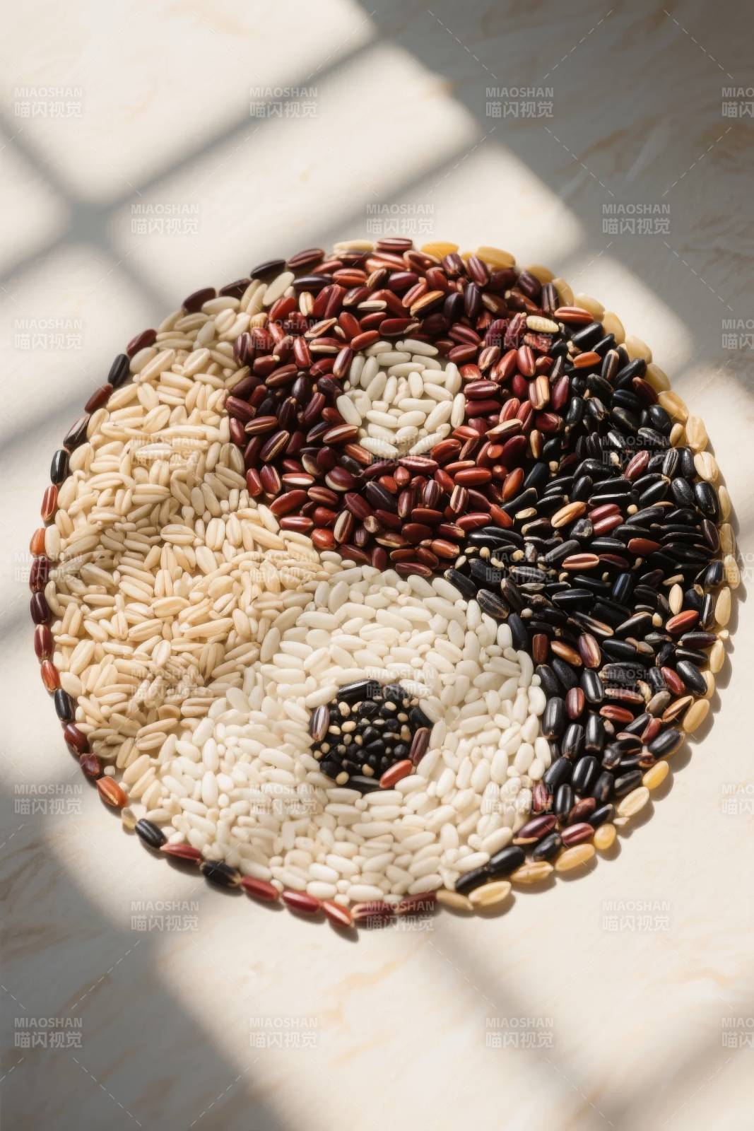 五谷太极图图片