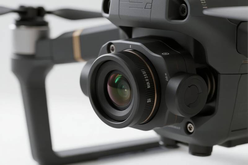 无人机高清摄像头特写图片