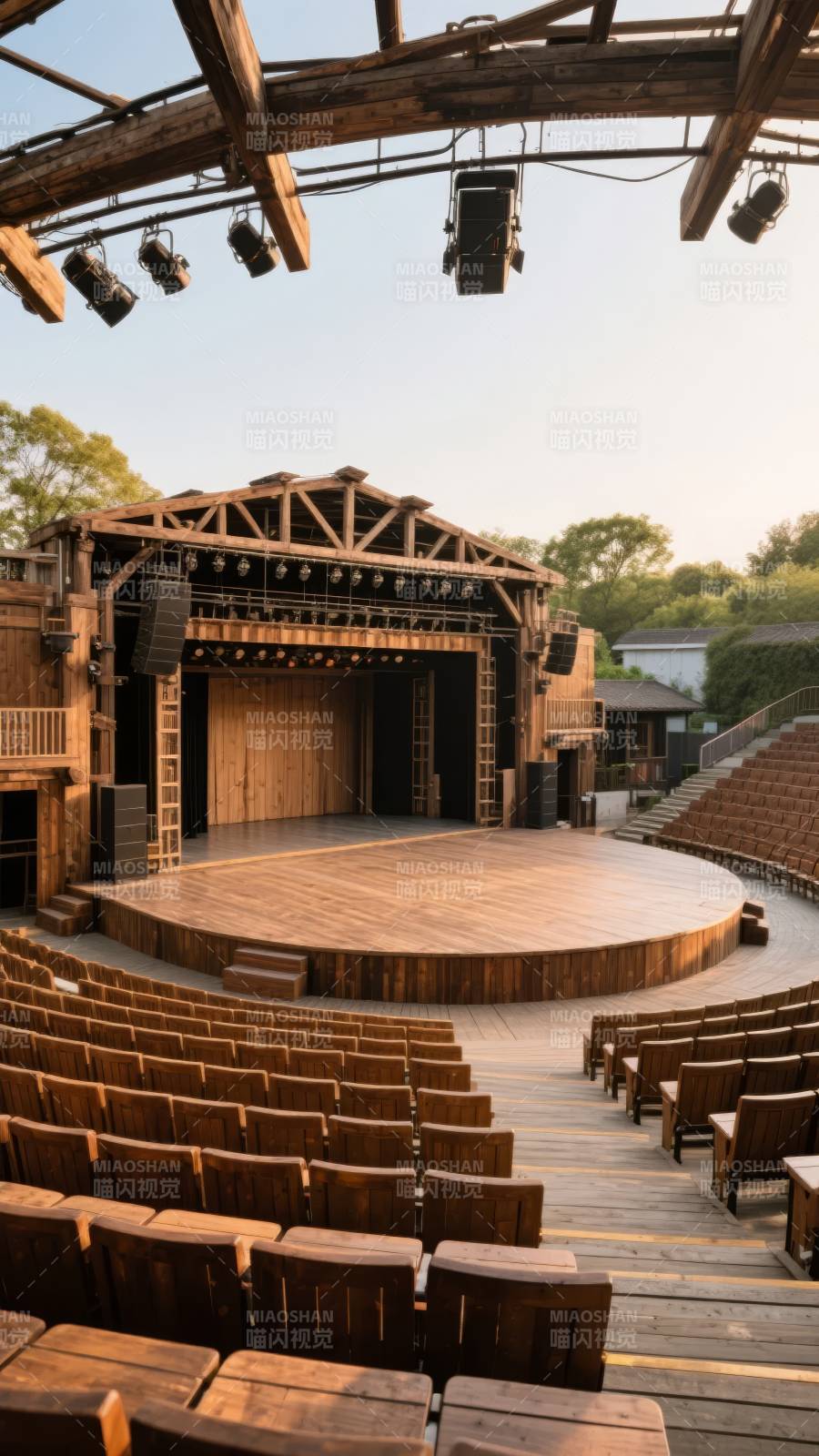 露天木制剧场图片