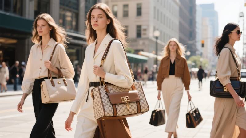 都市时尚女性街拍图片